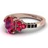 Oval Glamorous Ruby Engagement Ring - Mariah No. 41 image 1