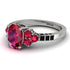 Oval Glamorous Ruby Engagement Ring - Mariah No. 42 image 1