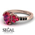 Oval Glamorous Ruby Engagement Ring - Mariah No. 41 image 10