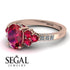 Oval Glamorous Ruby Engagement Ring - Mariah No. 11 image 10