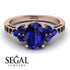 Oval Glamorous Sapphire Engagement Ring - Mariah No. 44 image 3