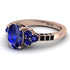 Oval Glamorous Sapphire Engagement Ring - Mariah No. 44 image 1