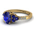 Oval Glamorous Sapphire Engagement Ring - Mariah No. 13 image 1