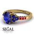 Oval Glamorous Sapphire Engagement Ring - Mariah No. 58 image 10