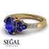 Oval Glamorous Sapphire Engagement Ring - Mariah No. 13 image 10