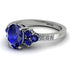 Oval Glamorous Sapphire Engagement Ring - Mariah No. 15 image 1