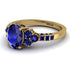 Oval Glamorous Sapphire Engagement Ring - Mariah No. 73 image 1