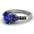 Oval Glamorous Sapphire Engagement Ring - Mariah No. 45 image 1