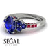 Oval Glamorous Sapphire Engagement Ring - Mariah No. 60 image 10