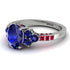 Oval Glamorous Sapphire Engagement Ring - Mariah No. 60 image 1