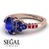 Oval Glamorous Sapphire Engagement Ring - Mariah No. 59 image 10