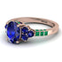 Oval Glamorous Sapphire Engagement Ring - Mariah No. 29 image 1