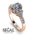 Oval Glamorous Diamond Engagement Ring - Mariah No. 2 image 2