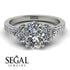Oval Glamorous Diamond Engagement Ring - Mariah No. 3 image 3