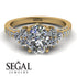 Oval Glamorous Diamond Engagement Ring - Mariah No. 1 image 3