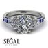 Oval Glamorous Diamond Engagement Ring - Mariah No. 63 image 3