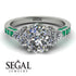 Oval Glamorous Diamond Engagement Ring - Mariah No. 18 image 3