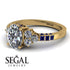 Oval Glamorous Diamond Engagement Ring - Mariah No. 61 image 10