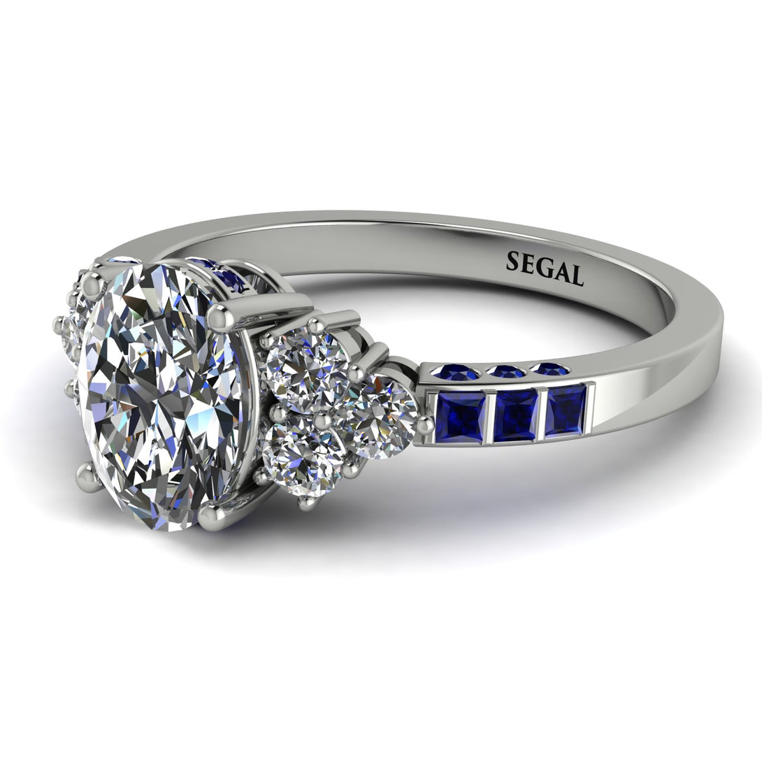 Oval Glamorous Diamond Engagement Ring - Mariah No. 63
