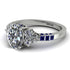 Oval Glamorous Diamond Engagement Ring - Mariah No. 63 image 1