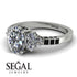 Oval Glamorous Diamond Engagement Ring - Mariah No. 33 image 10