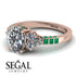 Oval Glamorous Diamond Engagement Ring - Mariah No. 17 image 10