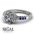 Oval Glamorous Diamond Engagement Ring - Mariah No. 63 image 10