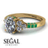 Oval Glamorous Diamond Engagement Ring - Mariah No. 16 image 10