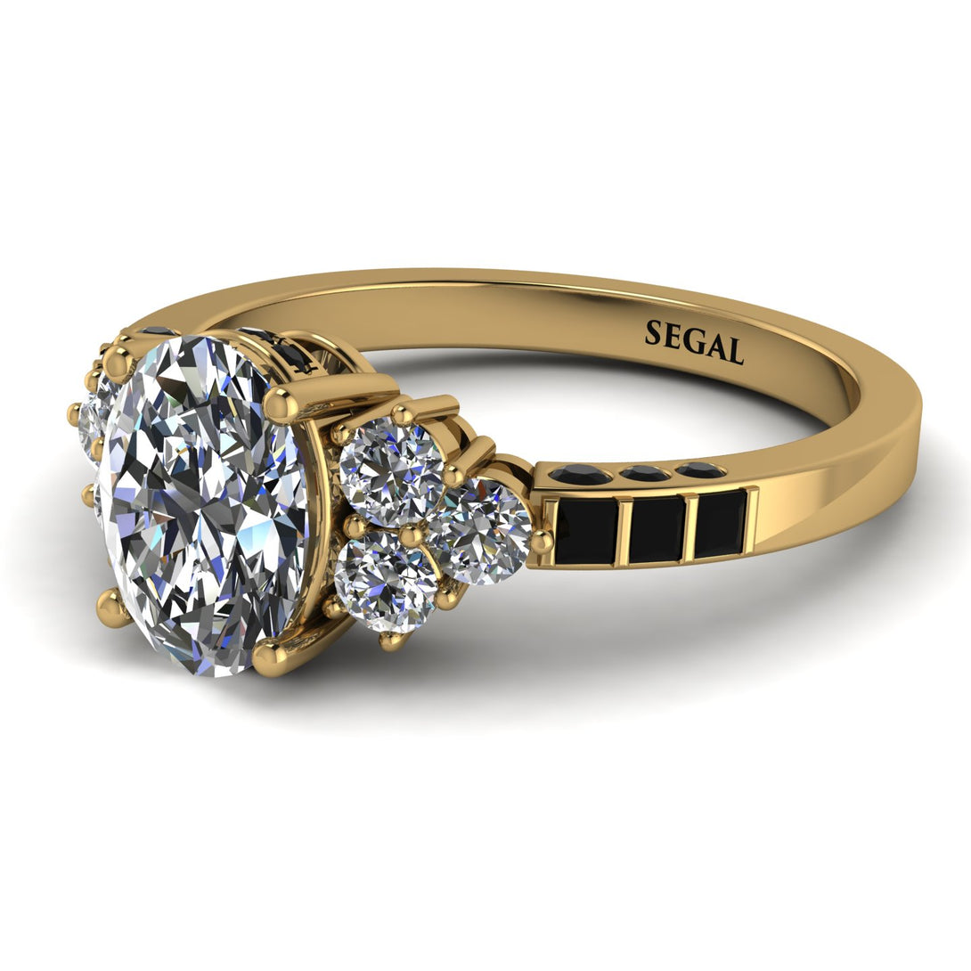 Oval Glamorous Diamond Engagement Ring - Mariah No. 31