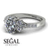 Oval Glamorous Diamond Engagement Ring - Mariah No. 3 image 10