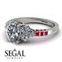 Oval Glamorous Diamond Engagement Ring - Mariah No. 48 image 10