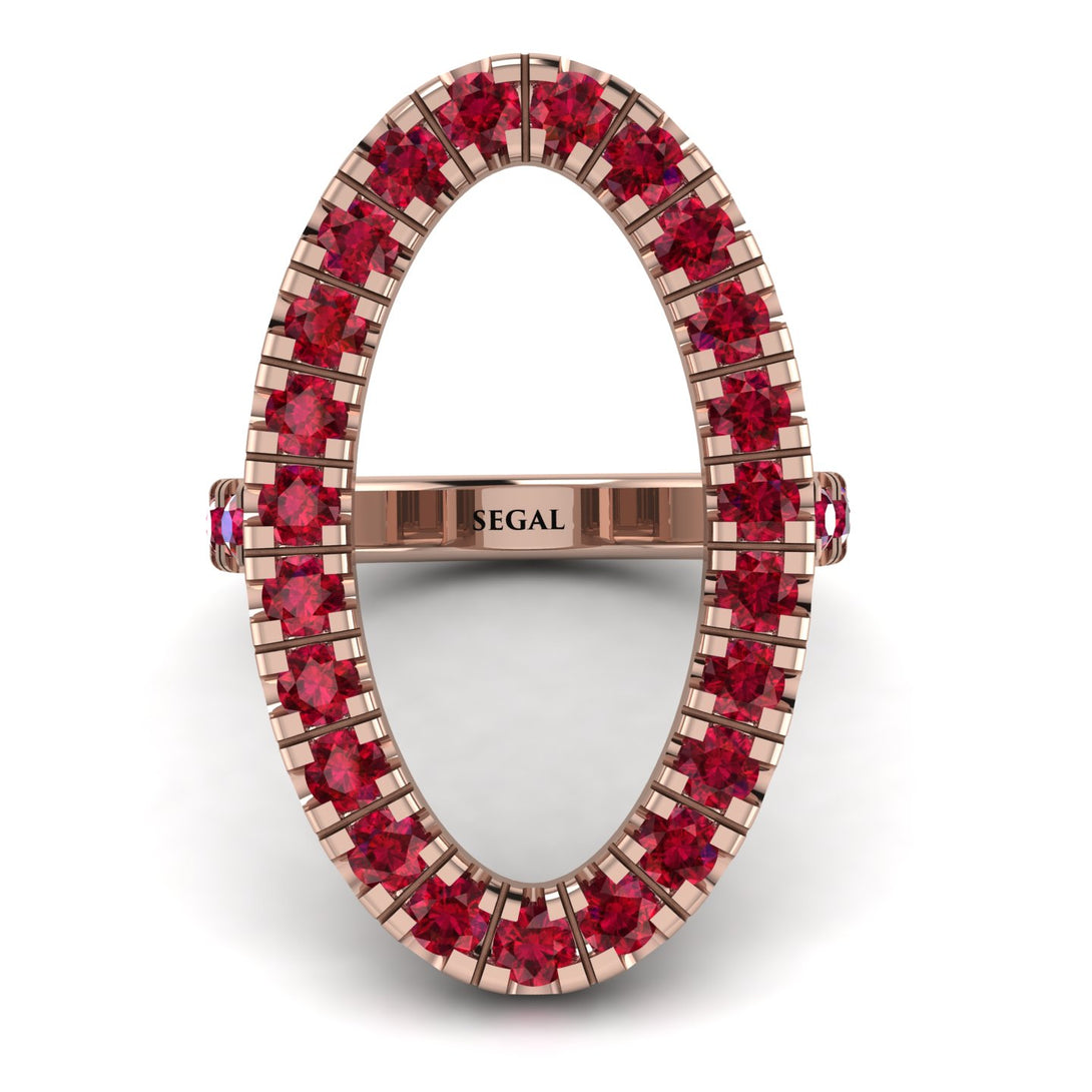 Oval Ruby Ring - Aubree No. 11