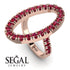 Oval Ruby Ring - Aubree No. 11 image 2