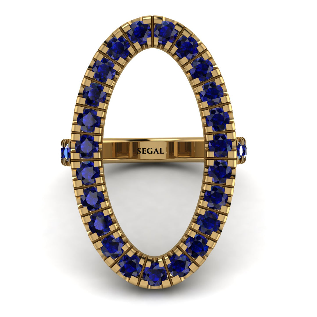 Oval Sapphire Ring - Aubree No. 13