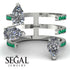 Pear Shape Diamond Glam Open Ring - Quinn No. 18 image 6