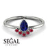 Pear Shaped Stacking Ruby Ring - Brianna No. 60 image 10