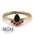 Pear Shaped Stacking Ruby Ring - Brianna No. 52 image 10