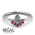 Pear Shaped Stacking Ruby Ring - Brianna No. 48 image 10
