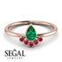 Pear Shaped Stacking Ruby Ring - Brianna No. 50 image 10