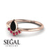 Pear Shaped Stacking Ruby Ring - Brianna No. 53 image 2