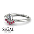 Pear Shaped Stacking Ruby Ring - Brianna No. 48 image 2