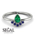 Pear Shaped Stacking Sapphire Ring - Brianna No. 66 image 10