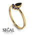 Pear Shaped Stacking Sapphire Ring - Brianna No. 67 image 3