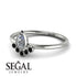 Pear Shaped Stacking Black Diamond Ring - Brianna No. 33 image 2