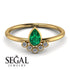 Pear Shaped Stacking Diamond Ring - Brianna No. 4 image 10