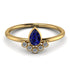 Pear Shaped Stacking Diamond Ring - Brianna No. 13 image 1