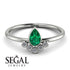 Pear Shaped Stacking Diamond Ring - Brianna No. 6 image 10