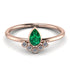 Pear Shaped Stacking Diamond Ring - Brianna No. 5 image 1