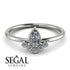 Pear Shaped Stacking Diamond Ring - Brianna No. 3 image 10