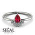 Pear Shaped Stacking Diamond Ring - Brianna No. 12 image 10